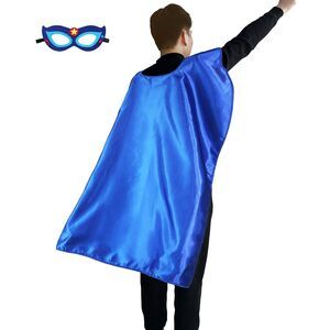 2816 Adults Superhero Cape And Mask, Birthday Gifts For Cosplay